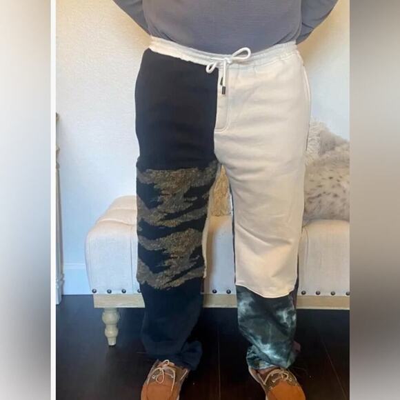 BUSCEMI NEWYORK COLORBLOCK PANELLED TRACK TROUSER SIZE S‎ - Picture 14 of 14